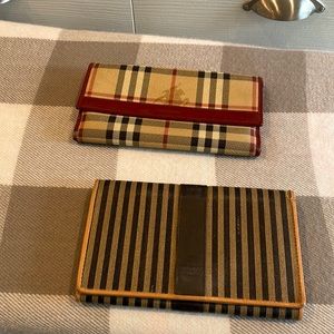Burberry and fendi wallets price is for both